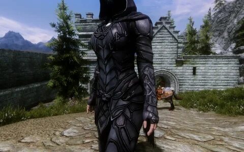 nightingale armor re texture at skyrim nexus mods and commun