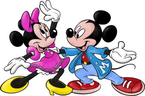 Mickey Mouse Minnie Pluto Oswald The Lucky Clipart - Full Si