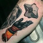 Destiny Ghost Gaming tattoo, Small tattoos for guys, Destiny