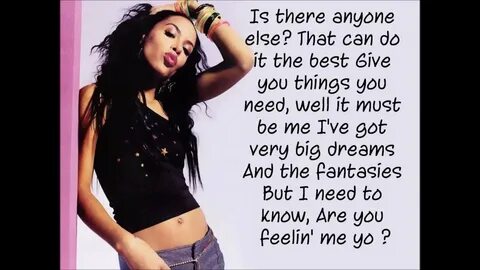 Aaliyah - Are You Feeling Me (Lyrics On Screen) - YouTube