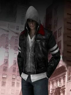 Alex Mercer Leather jacket, Mercer, Gaming jackets