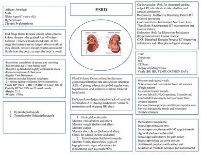 ESRD - Concept map on End Stage Renal Failure - Warning: TT: undefined function: