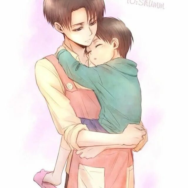 This is soooooo sweet 😍 I love Daddy Levi 😍 #aot #attackontitan #snk #shi...