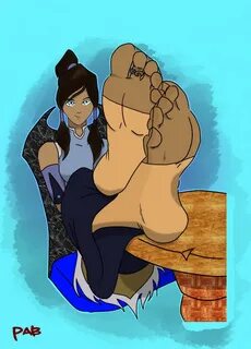 Korra Foot Tease Colored Alt. by 12Beast1212 on DeviantArt