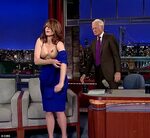 Tina Fey strips in honour of David Letterman's impending ret