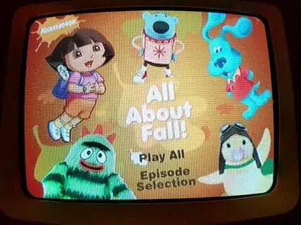 Nickelodeon: All About Fall! 2008 DVD Menu Walkthrough - You
