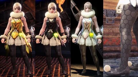 Player's Busy Bee Dress at Monster Hunter: World - Mods and 