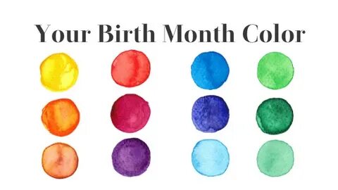 What The PANTONE Color Of Your Birth Month Might Reveal Abou