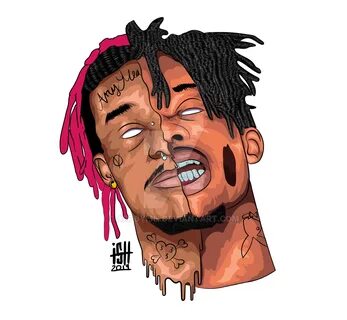 Lil Uzi Vert Cartoon Art posted by Zoey Mercado