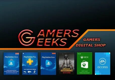 Digital Games - Gift Cards - Gamers Geeks - Official Website