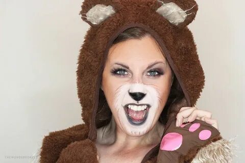 Cute Bear Makeup Tutorial for Halloween - Wonder Forest Bear