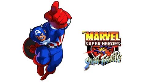 Marvel Super Heroes vs. Street Fighter - Captain America The