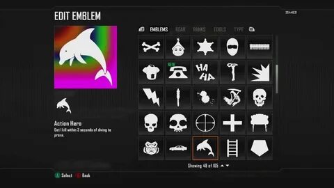 BO2: How to create rainbow skull emblem - YouTube