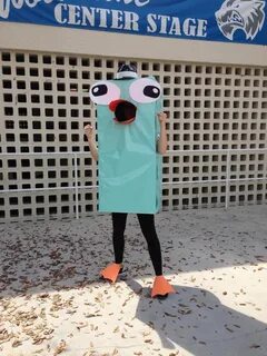 Perry the Platypus costume diy secret agent p box dress up P