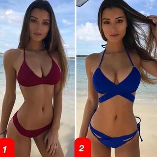 1 or 2? Which bikini do you like better?🔥 @keilah.k . 💍 Foll