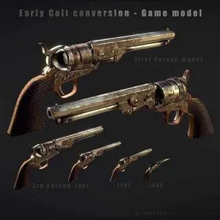 Скачать мод Fallout NV - Реплейсер Colt Army