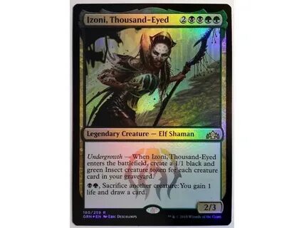 1x FOIL Izoni, Thousand-Eyed Near Mint Magic modern legacy G