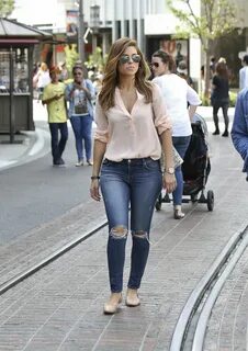 Maria Menounos Booty in Jeans - The Grove in West Hollywood,