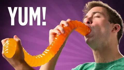 mfw eating a gummy worm that looks like a double-ended dildo