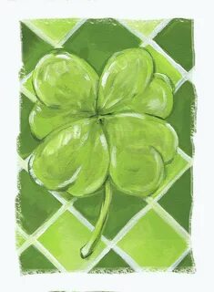 Lucky Clover Painting by Anne Seay Fine Art America