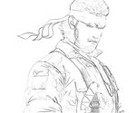 Solid Snake Gear Metal Views Coloring Sketch Coloring Page