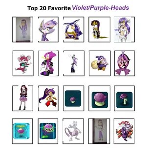 Darkknight215 S Top 20 Favorite Violet Heads By - Madreview.