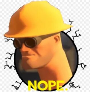 ope-3976 preview - tf2 engineer nope meme PNG image with tra