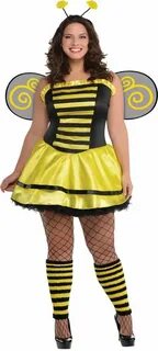 Adult Bumble Beauty Bee Costume Plus Size - Party City Costu