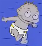 Tommy Pickles in a diaper.