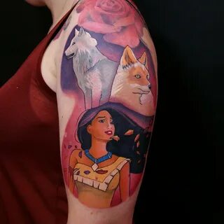 35 Perfect Pocahontas Tattoo Ideas - The Colors Of The Wind 