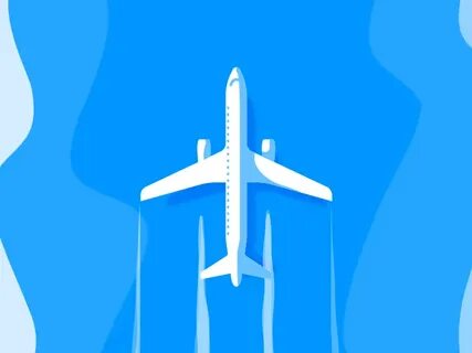 Flying Airplane Motion graphics design, Motion design animat