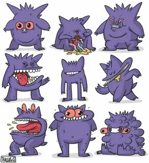 Some Gengar I drew tonight - Album on Imgur