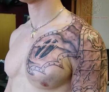 55 Great Armor Tattoos For Chest - Tattoo Designs - TattoosB