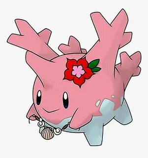 Pokemon Corsola Pink Cute Freetoedit - Cute Rock Types Pokem