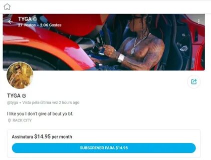 Rapper Tyga choca fãs e causa polêmica na web após lançar co
