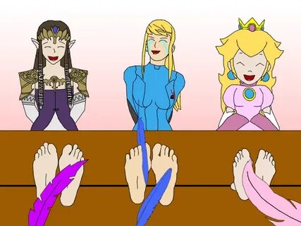 Tickle Rosalina / Tickle Booth: Rosalina, Peach, and Daisy. 