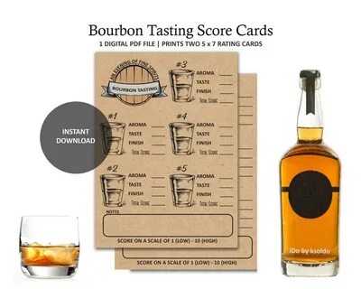 Bourbon Tasting Scor... sold by iDobyksoldo Marketplace tren
