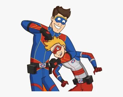 Ray And Henry Cartoon - Henry Danger Captain Man Colouring P