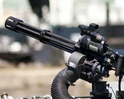 Скачать обои пулемет, m134 minigun, многоствольный, machine 