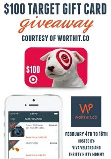 $100 Target Gift Card Giveaway from WorthIt.co 02/18 Tales F