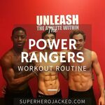 The Power Rangers Movie Workout Routine: How they transforme