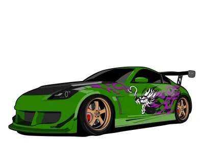 Rachel's Nissan 350Z by Aqib Gill on Dribbble