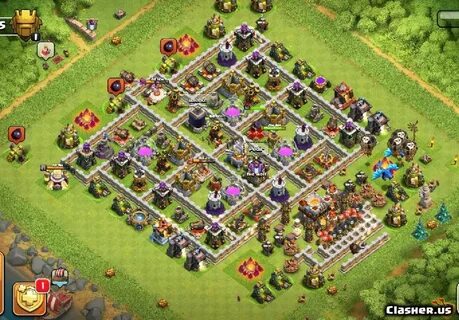 Copy Base Town Hall 11 a troll base TH11 With Link 7-2019 - 