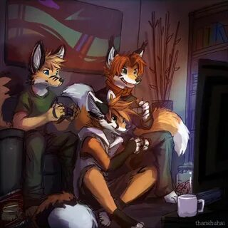 Fluffy Gamers XD by thanshuhai -- Fur Affinity dot net