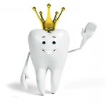 Create meme "the crown on the tooth, tooth illustration" - P