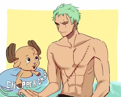 Zoro and chopper By acellllop One piece comic, Zoro one piec