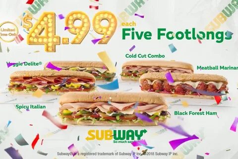 Subway Coupons And Codes Valid New Subway Restaurant (3) - F