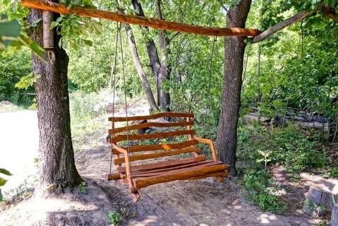 How To Hang A Swing Between Two Trees
