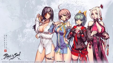 Wallpaper : Blade Soul, Blade And Souls, anime girls 1639x92