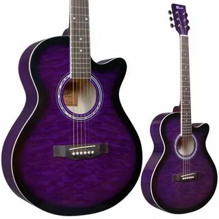 Purple Acoustic Guitar. lindo 39 933c 39 acoustic guitar pur